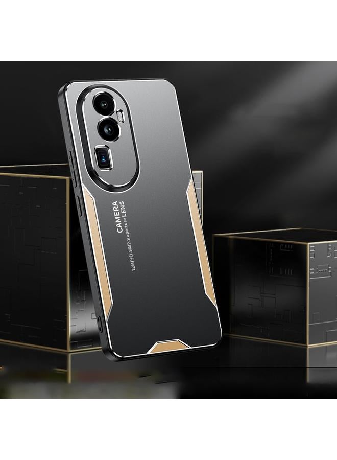 S-TOP Case For OPPO Reno10 Pro+ Blade Series TPU Hybrid Metal Phone Case - Image 3