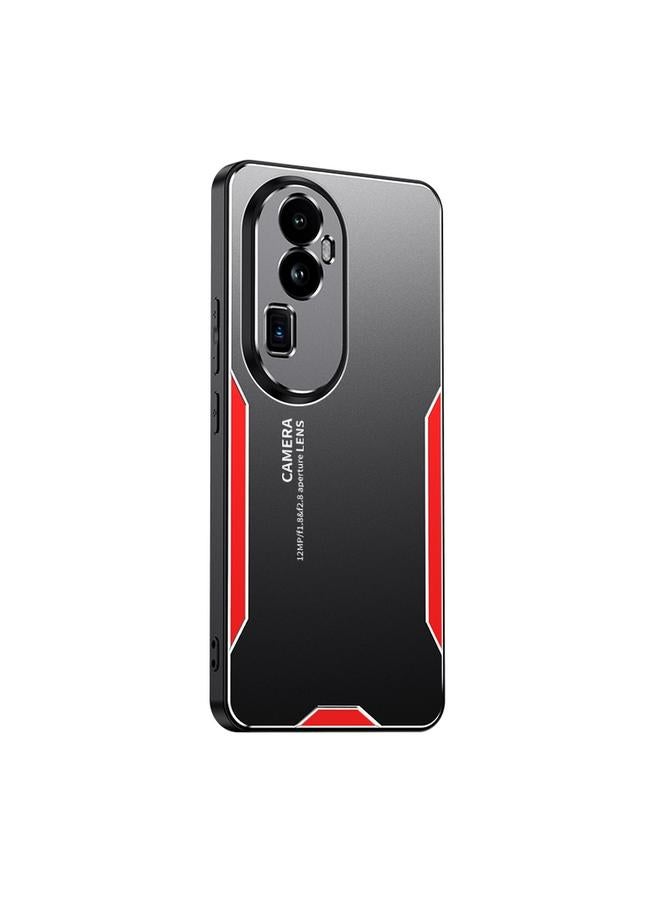 S-TOP Case For OPPO Reno10 Pro+ Blade Series TPU Hybrid Metal Phone Case - Image 1