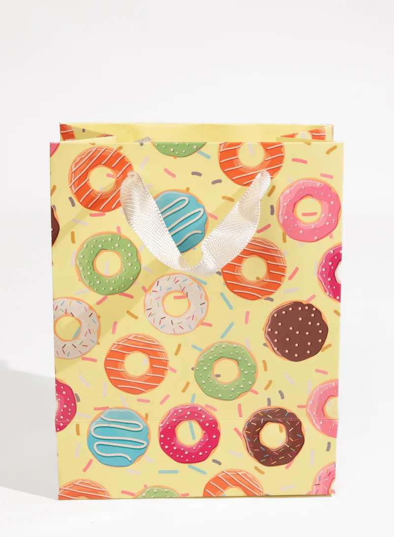 Share the Love Donut Yellow, Medium Gift Bag