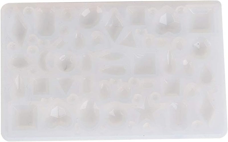 klarako DIY Epoxy Resin Making Silicone Mold Small Decoration Jewelry Pendant Making Accessory Epoxy Resin DIY Accessory(Small Gem Mold) - Image 1