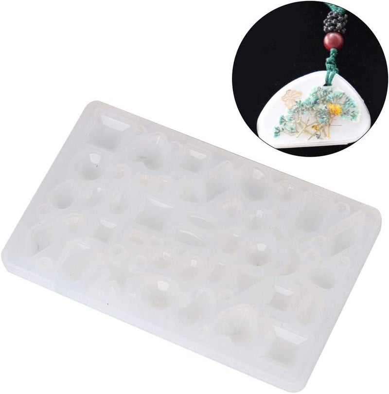 klarako DIY Epoxy Resin Making Silicone Mold Small Decoration Jewelry Pendant Making Accessory Epoxy Resin DIY Accessory(Small Gem Mold) - Image 2