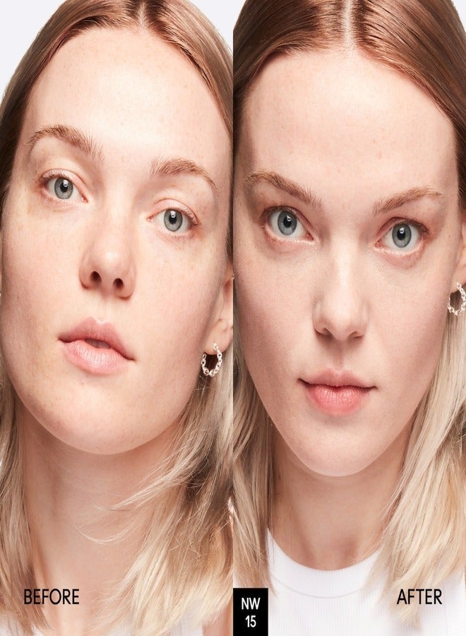 MAC Cosmetics MAC Studio Fix Fluid SPF 15 Foundation NW15 – 24HR Long-Wear, Matte Finish, Oil Control, Medium-to-Full Coverage - Image 2