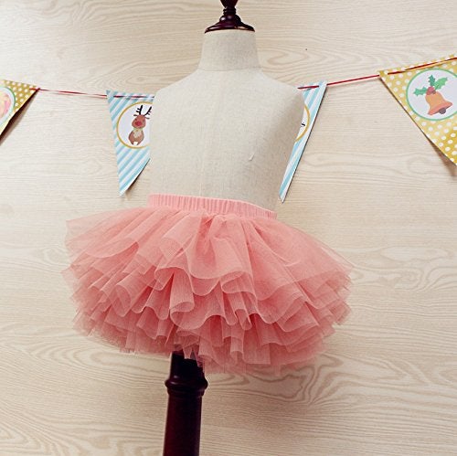 elamccor Baby Girls' Tutu Skirt Toddler 6 Layered Tulle Tutus 1-8T - Image 2
