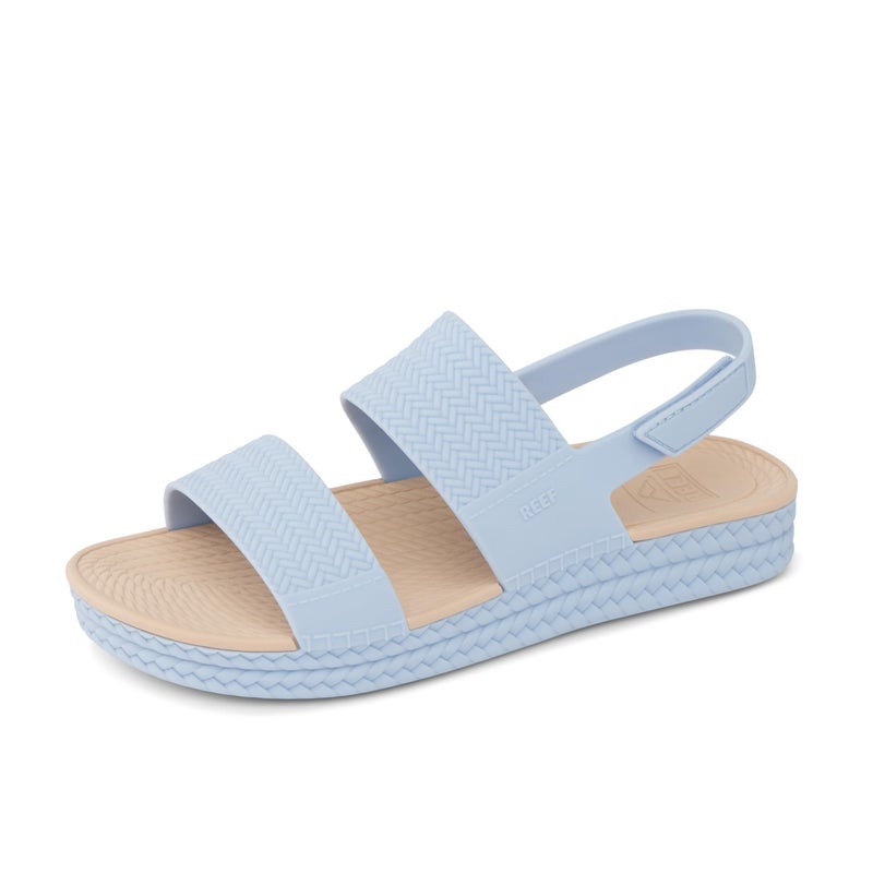 REEF Water Vista Womens Platform Sandal, Water Friendly, Adjustable Strap, Dusty Blue, 7 - Image 1