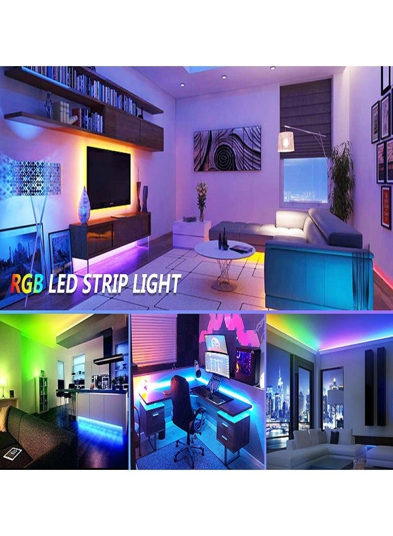 4M USB LED RGB Strip Light, Waterproof Color Changing LED Light Strip with Remote Controller, Multi-Colour RGB Tape Lights for Home Bedroom Decor, TV Backlight - Image 3