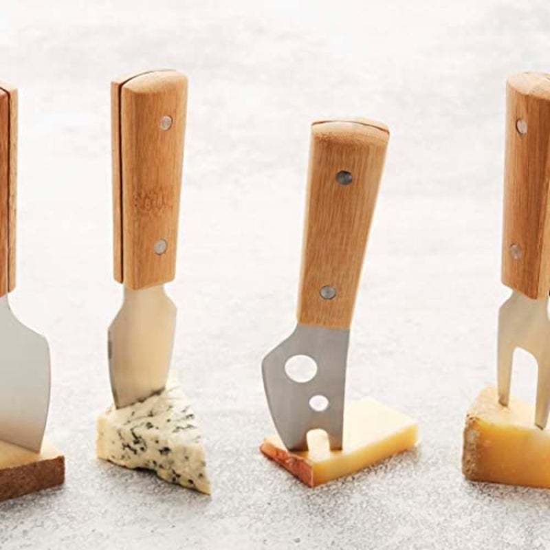 Bamboo Set Of 4 Cheese Knives - Image 2