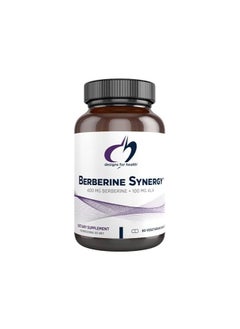 designs for health Berberine Synergy - ALA + Berberine HCL - Metabolic, Cardiovascular + Liver Support Supplement - Vegan, Non-GMO Berberine Complex (60 Capsules)  - Image 1