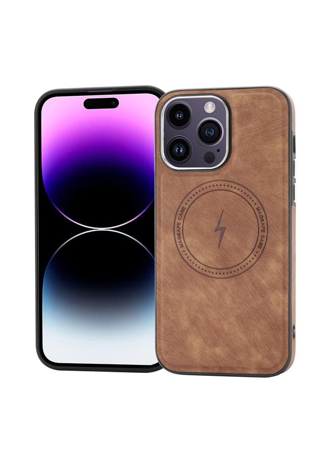 اس-توب جراب هاتف iPhone 14 Pro Max من الجانب PU Hybrid TPU Magsafe - Image 1