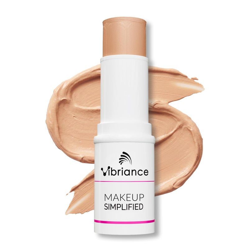 Vibriance Complexion Sticks - Foundation for Mature Skin - Sheer, Buildable Coverage Face Makeup Foundation for Older Women - 3-in-1 Base, Contour, Concealer - Beige - Image 1