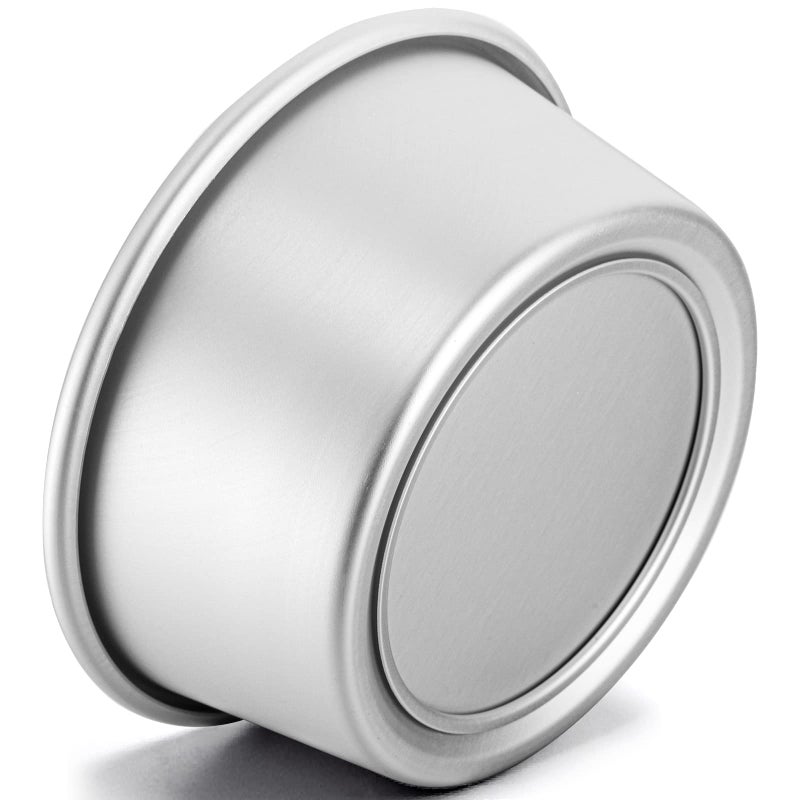 Lawei Round Cake Pan Set - 4" 6" 8" Aluminium Cake Pans with Removable Base Round Cake Baking Pans for Wedding Birthday Party - Image 3