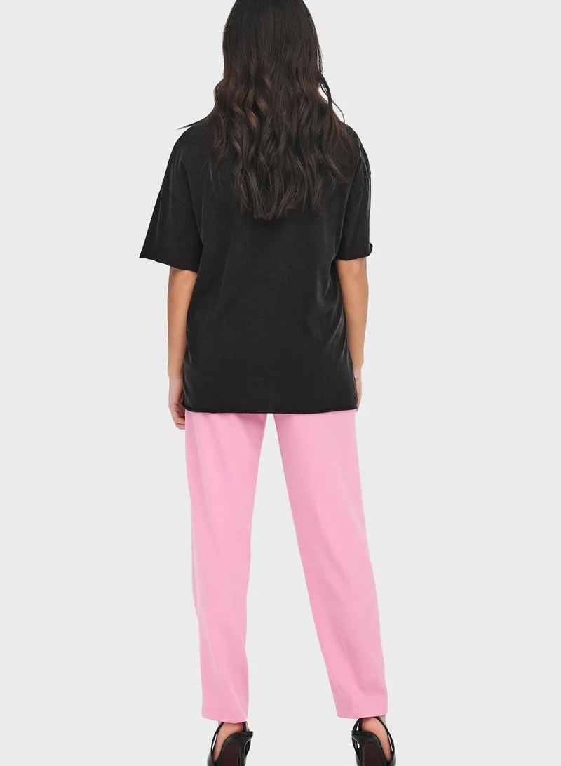 ONLY Crew Neck Graphic T-Shirt