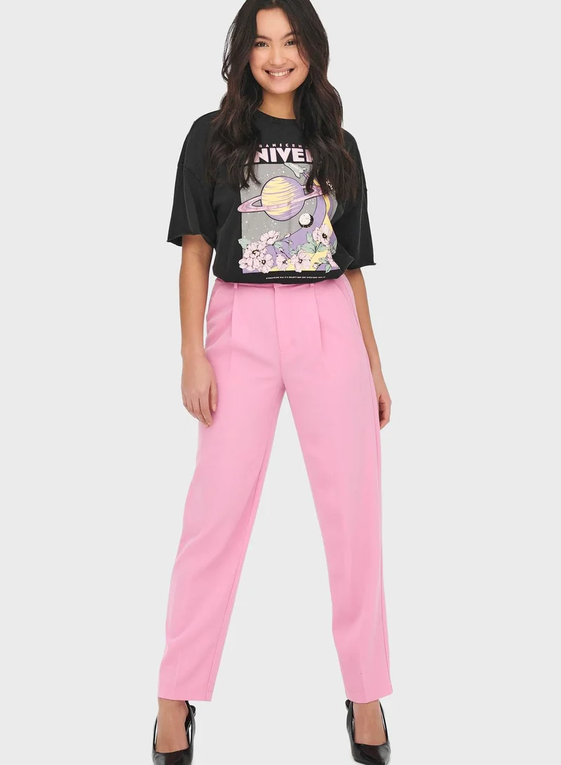 ONLY Crew Neck Graphic T-Shirt