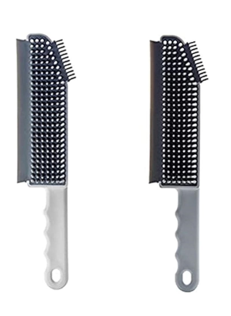 3-in-1 silicone cleaning brush for cleaning grout and corners in the kitchen and bathroom - effective and easy to use. - Image 1