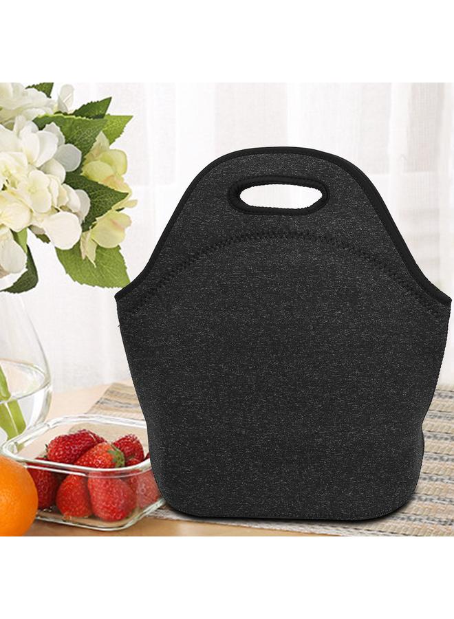 xozgdovg Outdoor Portable Insulation Thermal Travel Lunch Bag Picnic Food Pouch Handbag(Dark Grey)  - Image 4