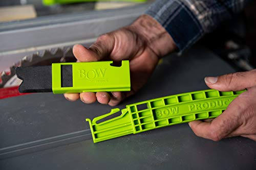 BOW Products PushPRO PP1 - Push Stick for Table Saws - EVA Tipped Push Block That Reduces Vibrations and Improves Material Grip - Woodworking Tools and Safety Accessories - Image 5