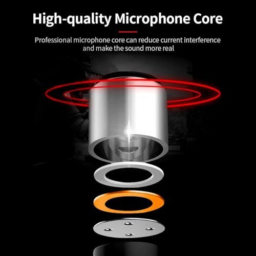 MX 15-Inch Gooseneck Condenser Microphone with Volume Control & Bell Button | Conference Mic for Meetings, Lecterns, Studio Recording, Public Speaking, Desk Use | Plug & Play XLR Mic - Image 4