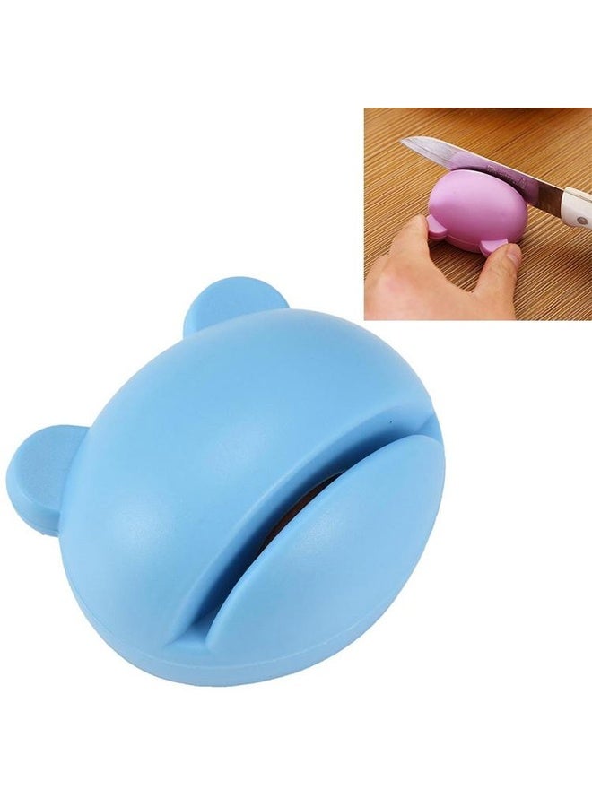 HuHa 2 PCS  Multifunction Cartoon Design Knife Sharpener(Blue) - Image 1