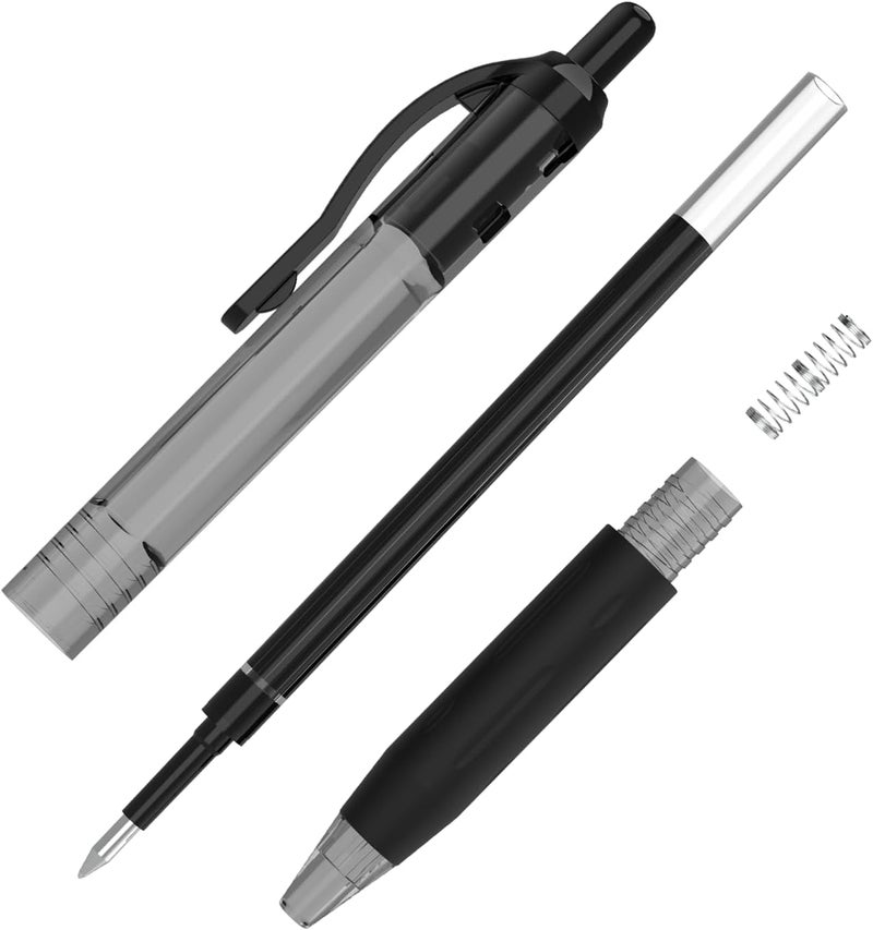 آي آي أقلام جيل EYEYE G-103 السوداء، 0.7 مم، قابلة للسحب، متوسطة الرأس، سريعة الجفاف، رأس دقيق، كتابة سلسة، للمكتب، مستلزمات مدرسية، 10 قطع - Image 4