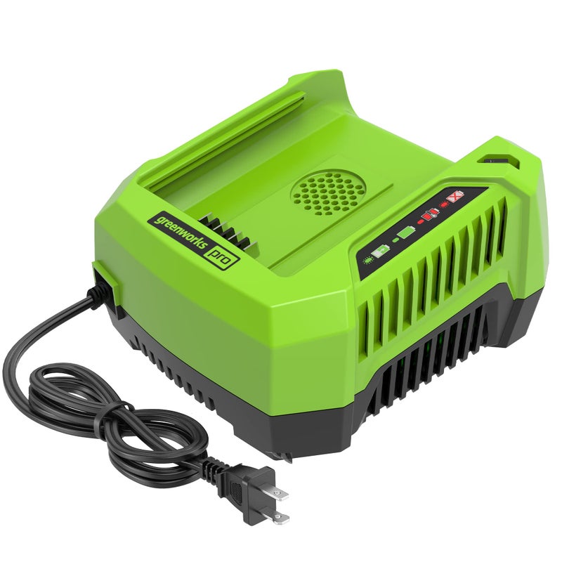 Greenworks PRO 80V Lithium Ion Single Port Rapid Battery Charger GCH8040 - Image 1