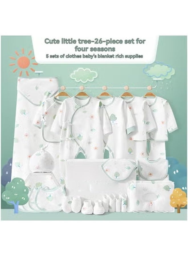 Beauenty 26PCS Newborn Baby Gifts Set, Newborn Layette Gift Set, Baby Clothes Accessories Set for Boys and Girls, Premium Cotton. - Image 2