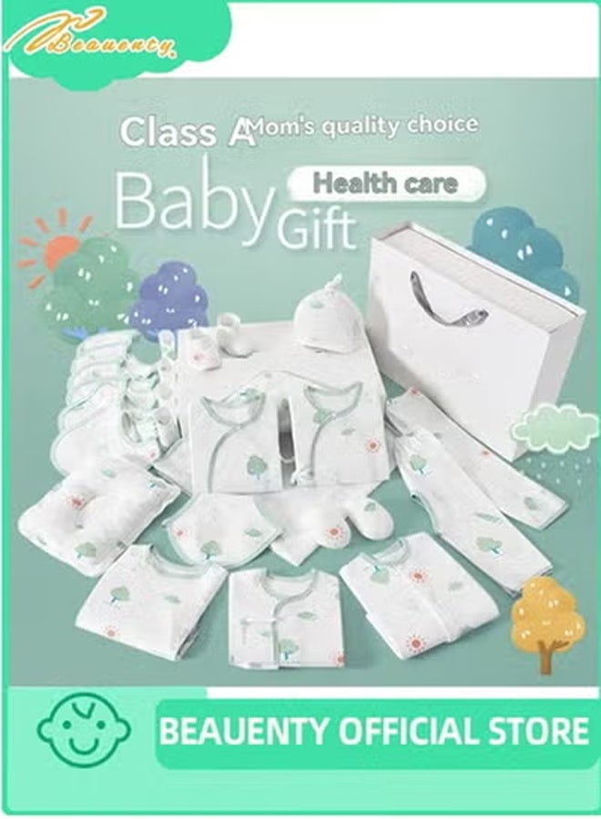 Beauenty 26PCS Newborn Baby Gifts Set, Newborn Layette Gift Set, Baby Clothes Accessories Set for Boys and Girls, Premium Cotton. - Image 1