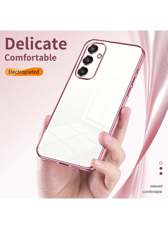 S-TOP Case For Samsung Galaxy S24+ 5G Transparent Plating Fine Hole Phone Case - Image 5