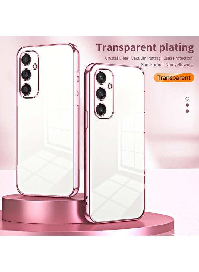 S-TOP Case For Samsung Galaxy S24+ 5G Transparent Plating Fine Hole Phone Case - Image 2