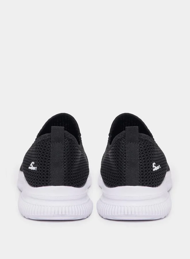 Styli Knitted Detail Slip On Casual Shoes