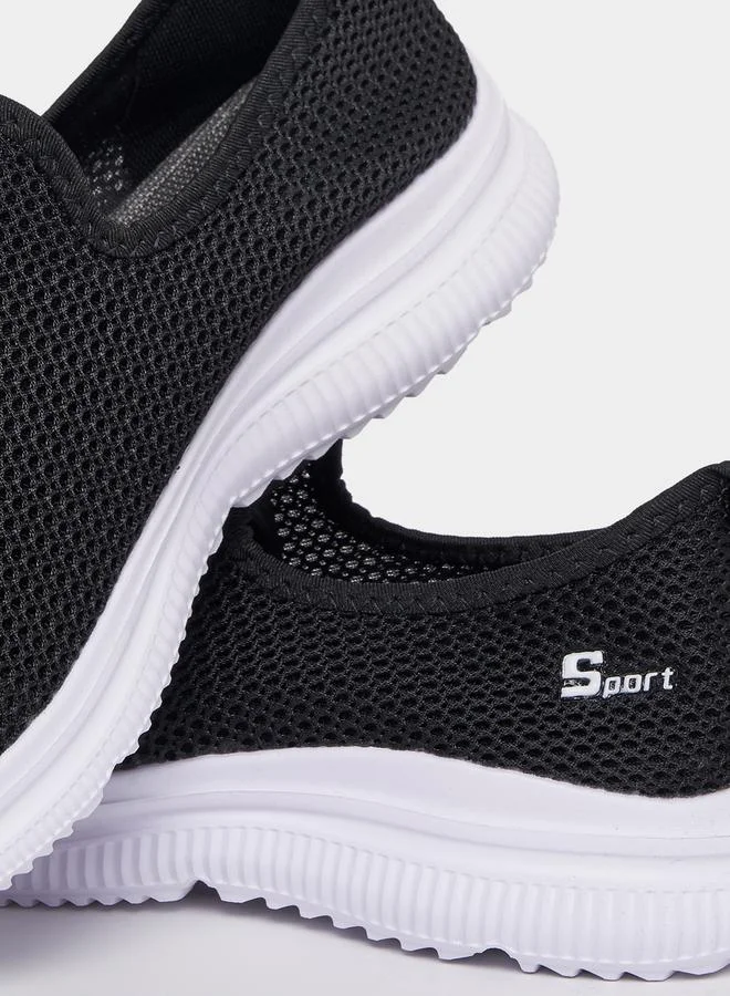 Styli Knitted Detail Slip On Casual Shoes