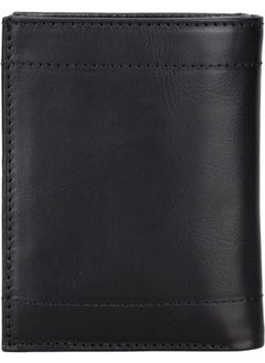 PLM Airmaka Airtag Compatible Leather Men's Wallet Rst1 Black  - Image 4
