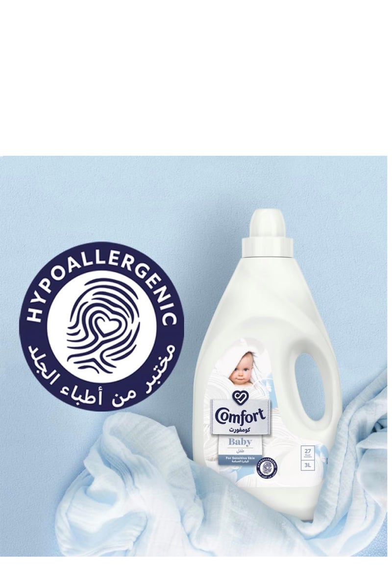 كمفورت منعم الأقمشة المخفف، تم اختباره من قبل أطباء الجلدية للبشرة الحساسة، 3 لتر - Image 2