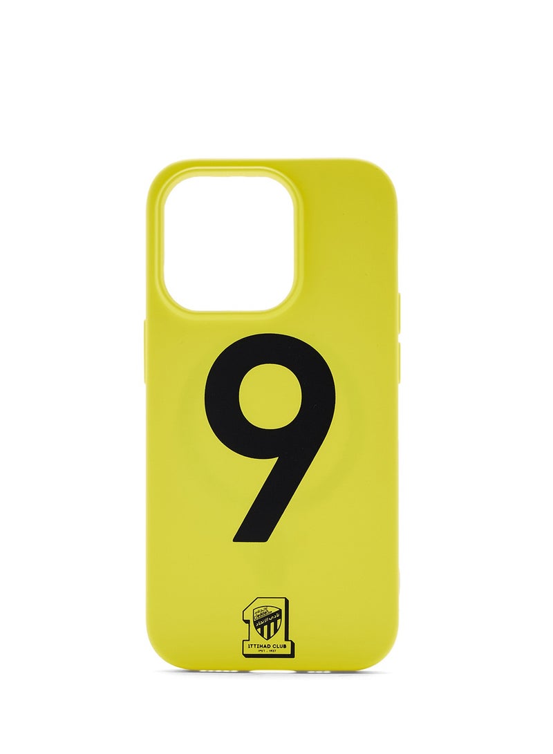 Ittihad Club جراب ماج سيف TPU لهاتف آيفون 15 برو  - Image 1