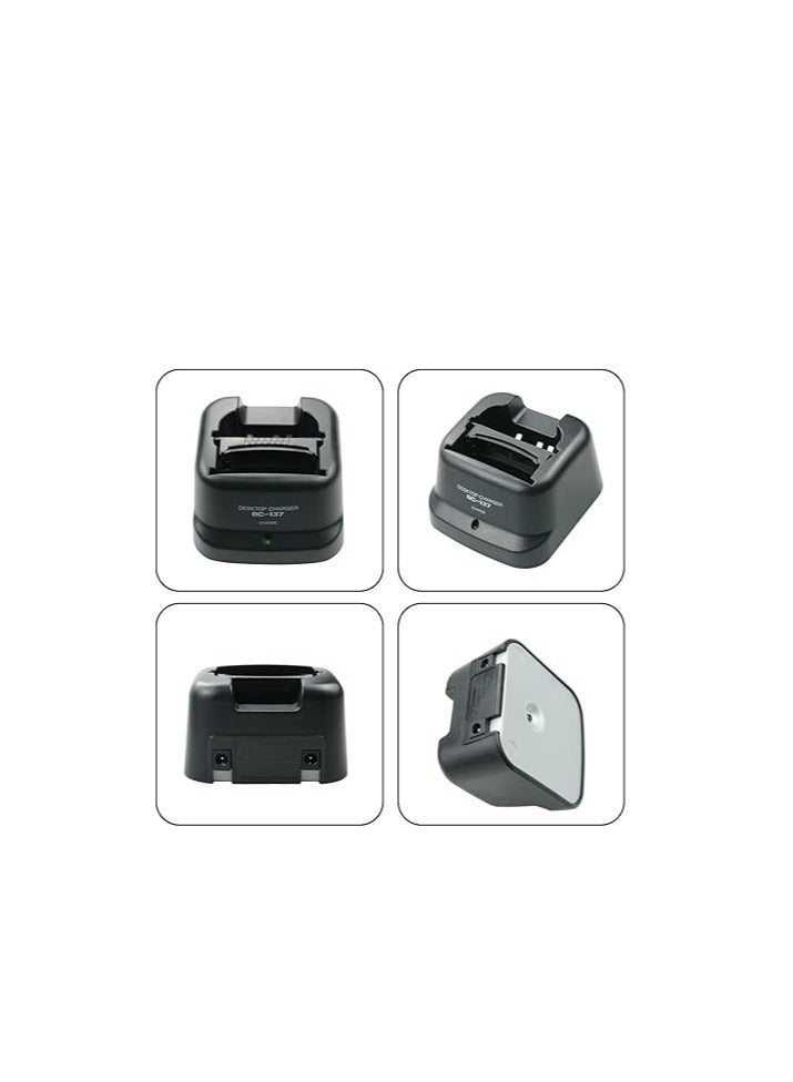 شاحن بطارية BC-137 قاعدة شاحن سريع ل ICOM IC-A6E ، IC-A24 ، IC- V8 F21 / 40GT ، IC-U82 ، IC-V8  - Image 3