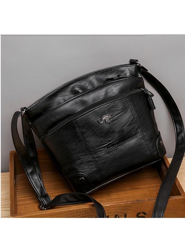 KANGAROO Stylish womens shoulder bag, faux leather, lightweight - Image 1