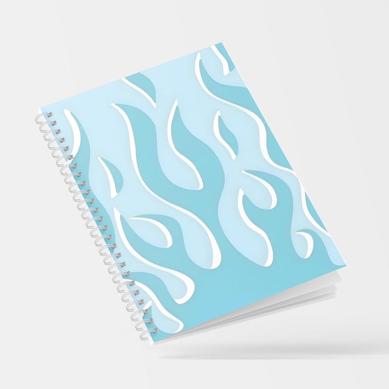 zenithink Daily Planner Undated KIT with 3 Bookmarks | 60+Stickers - 350gsm A5 Size Hard Bound, 80 GSM - 164 pages | Day | Weekly | Monthly Pages (BLUE FLAME- Daily Planner Get Things Done) | 4 Months - Image 1