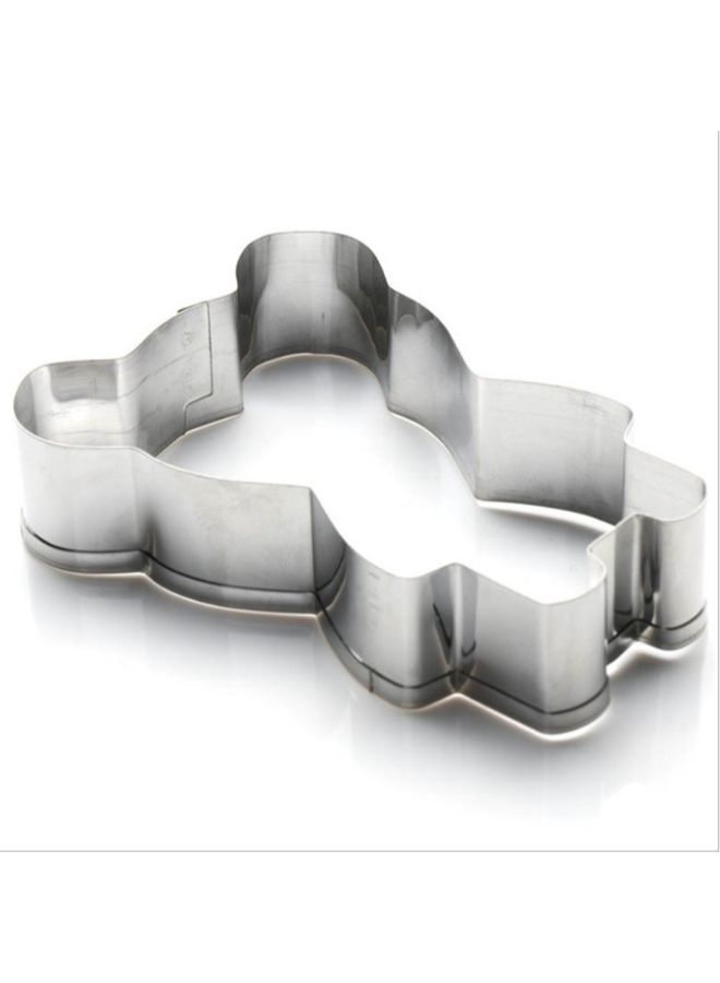 NIBEMINENT Cartoon Baby Bear Shape Cookie Cutters Silver - Image 2