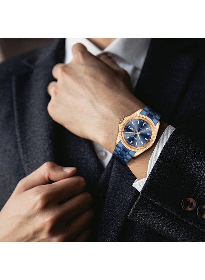 HALEI - HALEI Couple Watches with Exquisite Small Square Dial, Fashionable and Elegant - Image 1