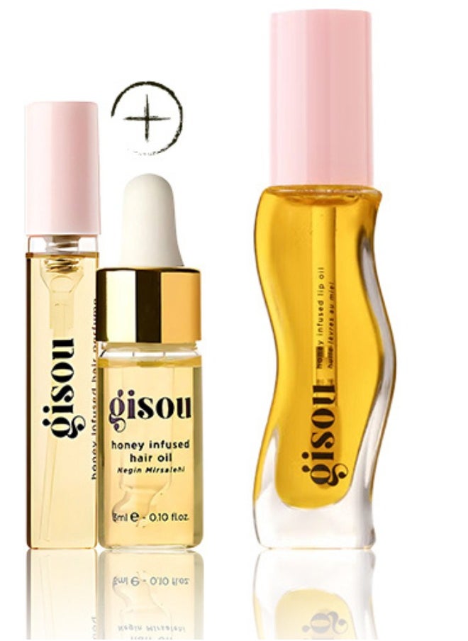 Gisou Nourishing Honey Infused Lip Oil - Hydrates & Softens, 8ml  - Image 1