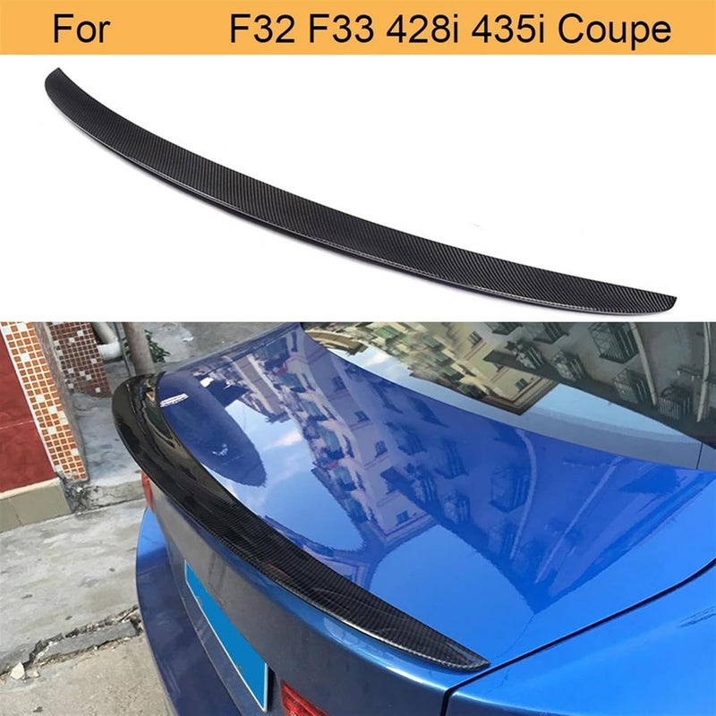 QASULER Carbon Fiber Rear Wing Spoiler for BMW 4 Series - Image 3