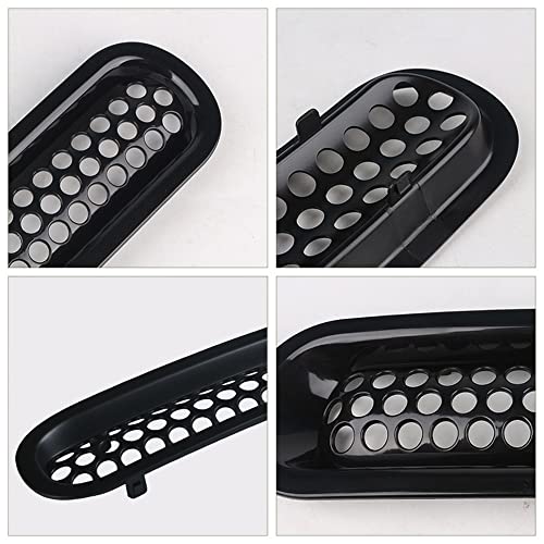 ASUBHA 7PCS Front Grill Mesh Inserts Matte Black Front Mesh Grille Cover Guard Clipin Compatible with Most Cars Accessories Clipin Grille Guard Cover Trim - Image 5