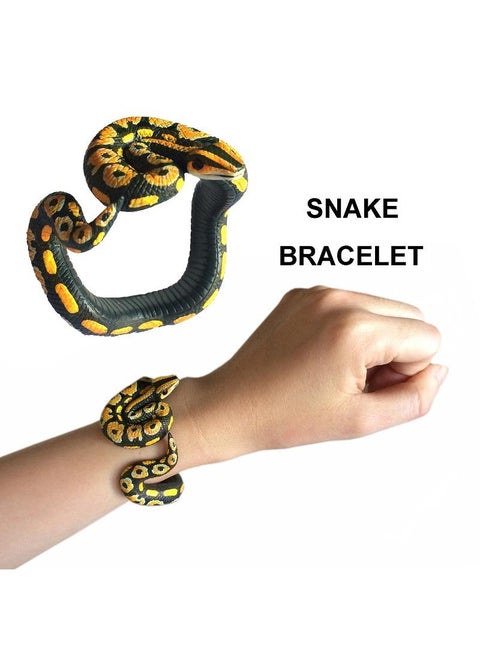 Simulation Blood Python Snake Bracelet Prank Toy