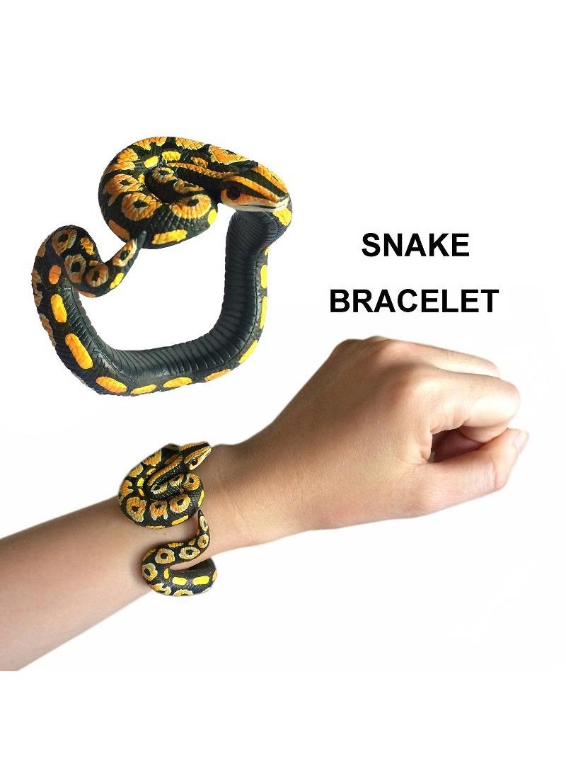 General - Simulation Blood Python Snake Bracelet Prank Toy - Image 1