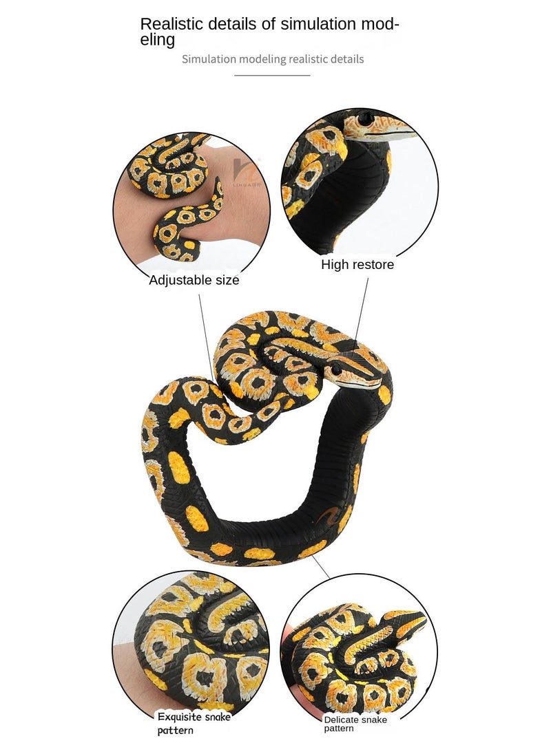 General - Simulation Blood Python Snake Bracelet Prank Toy - Image 1