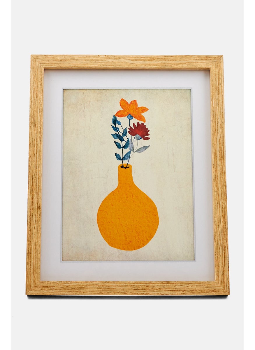 Muy Mucho Wooden Photo Frame 22 x 27 cm, Beige  - Image 1