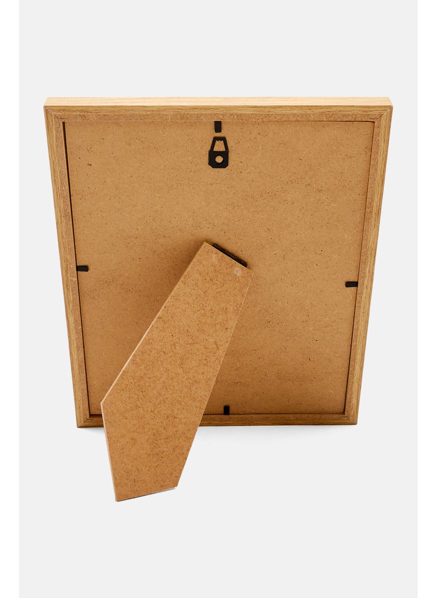 Muy Mucho Wooden Photo Frame 22 x 27 cm, Beige  - Image 2