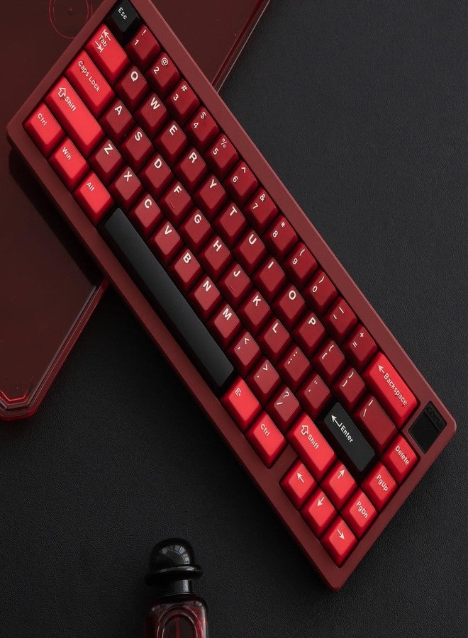 mintcaps PBT Keycaps Set 164Keys Cherry Profile Red Black Keycaps 60% 65% 75% 100% Dye Sublimation Costom Key caps for Cherry Gateron MX Switches Mechanical Keyboards - Image 5