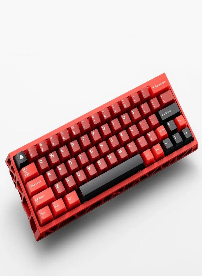 mintcaps PBT Keycaps Set 164Keys Cherry Profile Red Black Keycaps 60% 65% 75% 100% Dye Sublimation Costom Key caps for Cherry Gateron MX Switches Mechanical Keyboards - Image 1
