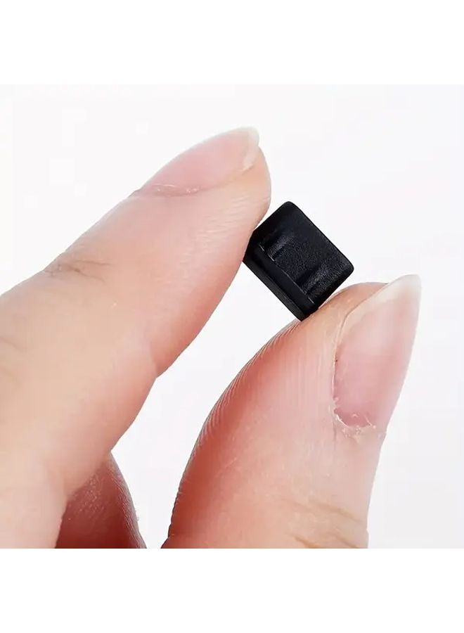 20 قطعة سدادة غبار من المطاط اللين لمنفذ شحن الهاتف الأسود - Image 4