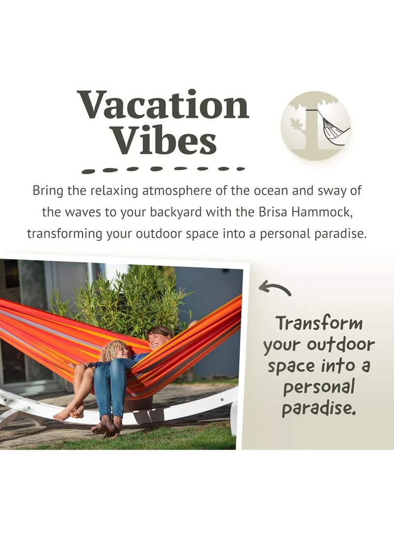 La Siesta® Brisa Toucan Classic Hammock - Relaxation Outdoor Resistant, Weather Resistant Double Hammock, Authentic and Comfortable Relaxation - Image 2