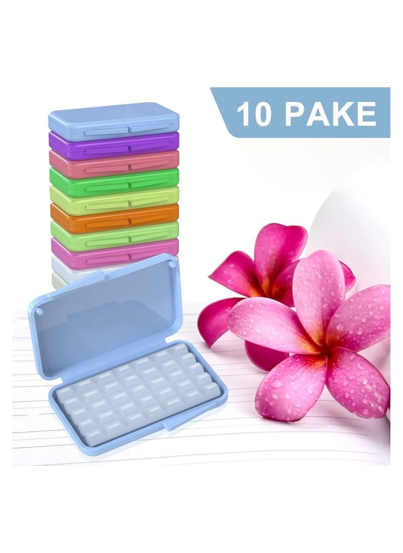 Y&D Clear Braces Wax for Teeth Dental Wearer Tooth and Oral Appliances, with Colorful Storage Box, (10 Pack)  - Image 5
